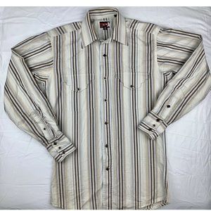 Brooks and Dunn Western Shirt Men’s S Pearl Snap